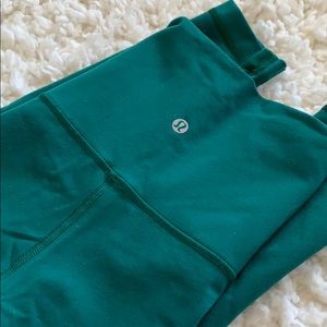 High-waisted LuluLemon full-length leggings